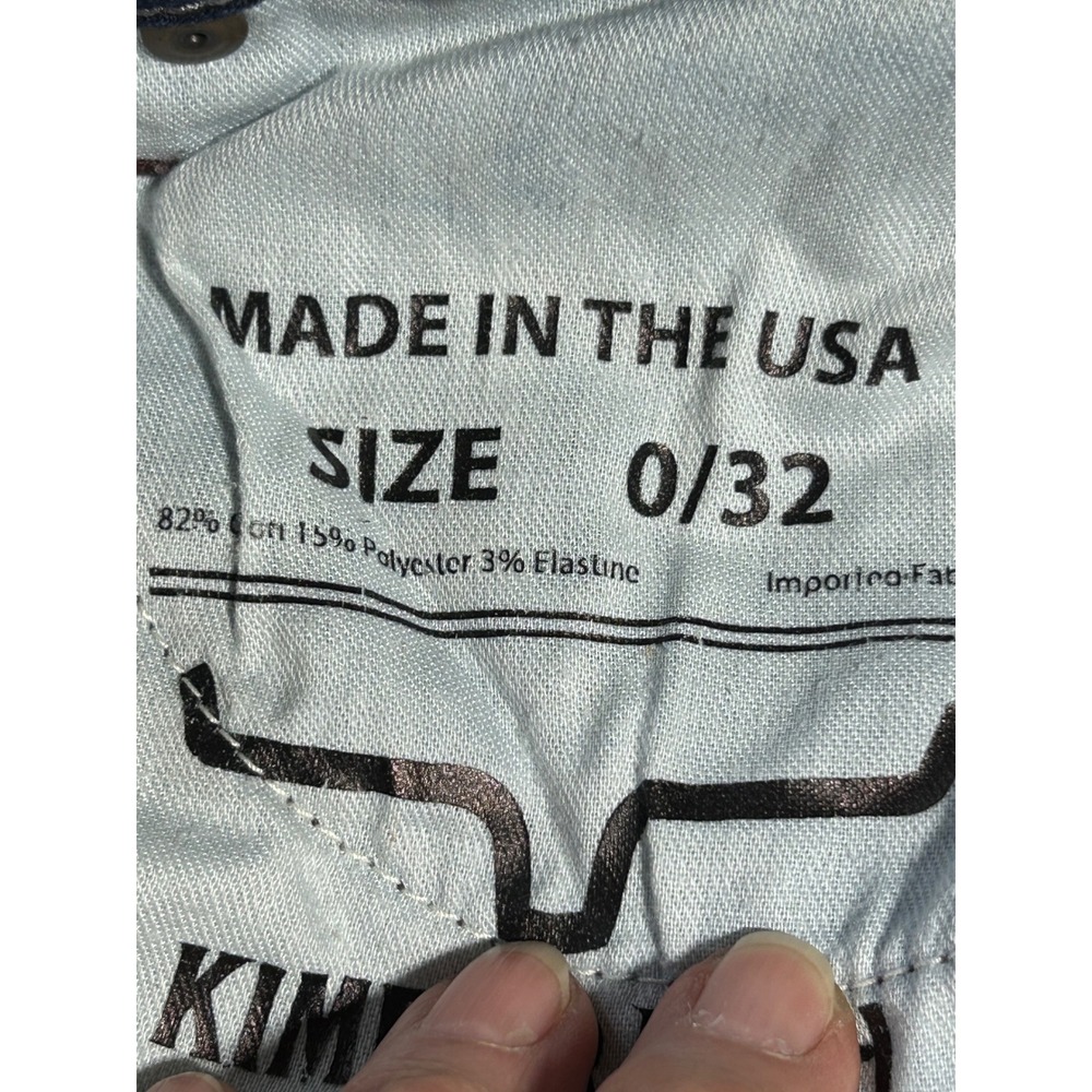 Kimes Ranch Audrey Dark Wash Flare Leg Western Jeans Size 0/32 Made in USA - Picture 4 of 11